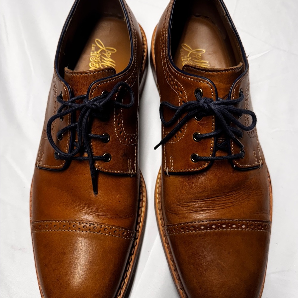 Johnston & Murphy Conard Cap Toe Men Brown Leather - image 1